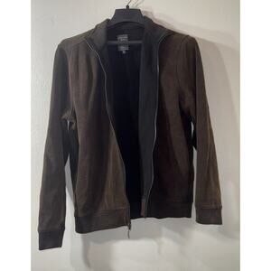 Cooper Jones Supply Mens XL Full Zip Jacket Brown Casual